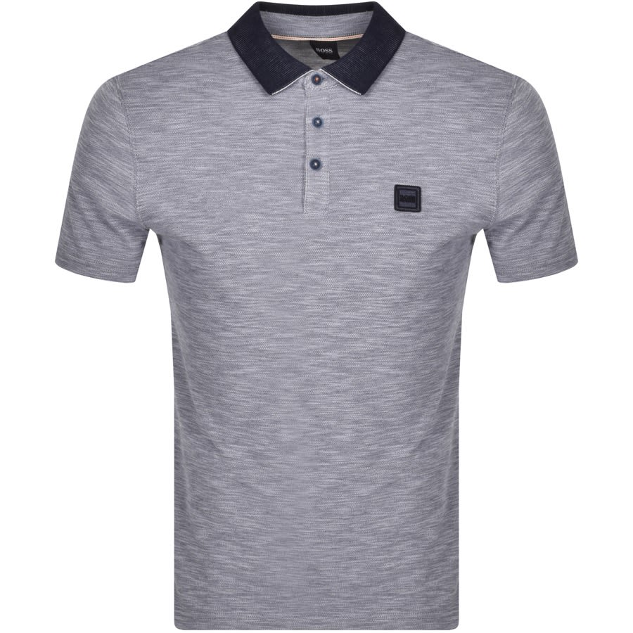 Alternative Image for ProductBOSS Pecas Polo T Shirt Navy1